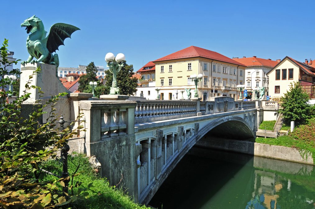 Drakenbrug (Dragon Bridge) in Ljubljana
