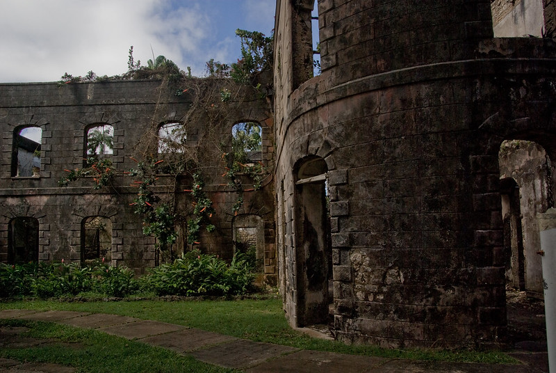 Griezelige ruines van Farley Hill op Barbados