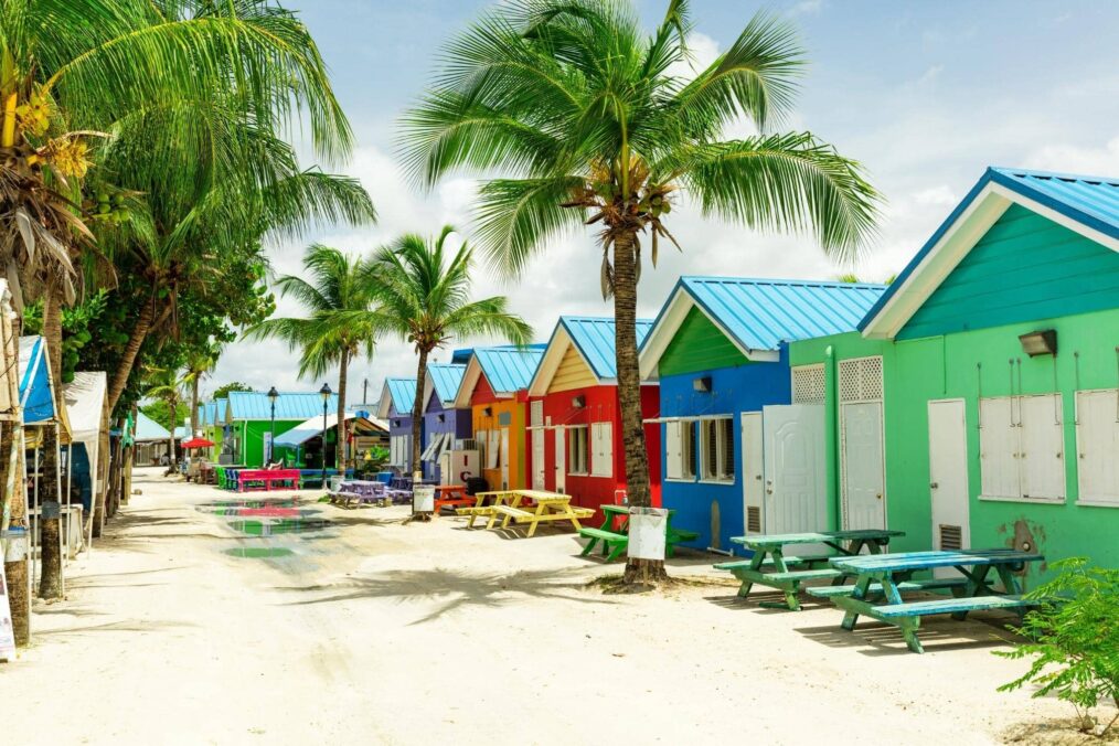 Kleurrijke huisjes op Barbados