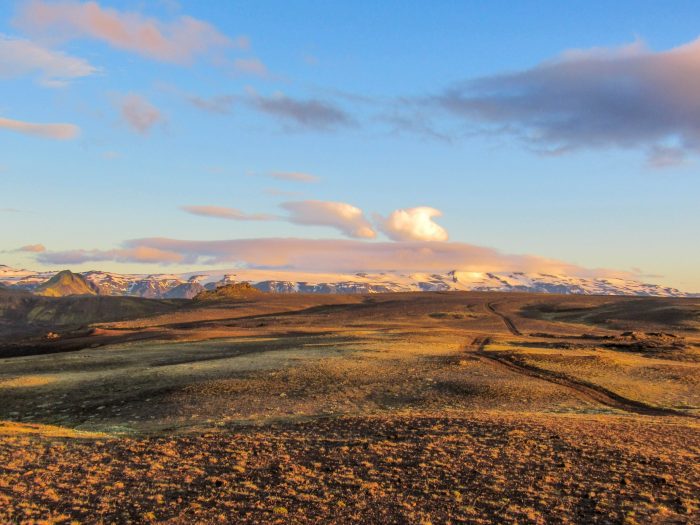 Landschap Eyjafjallajökull en Mýrdalsjökull