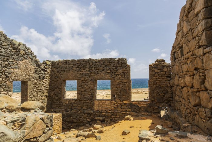 Ruïnes van Bushiribana en Balashi op Aruba