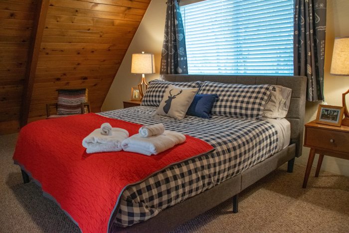 Slaapkamer in een Airbnb