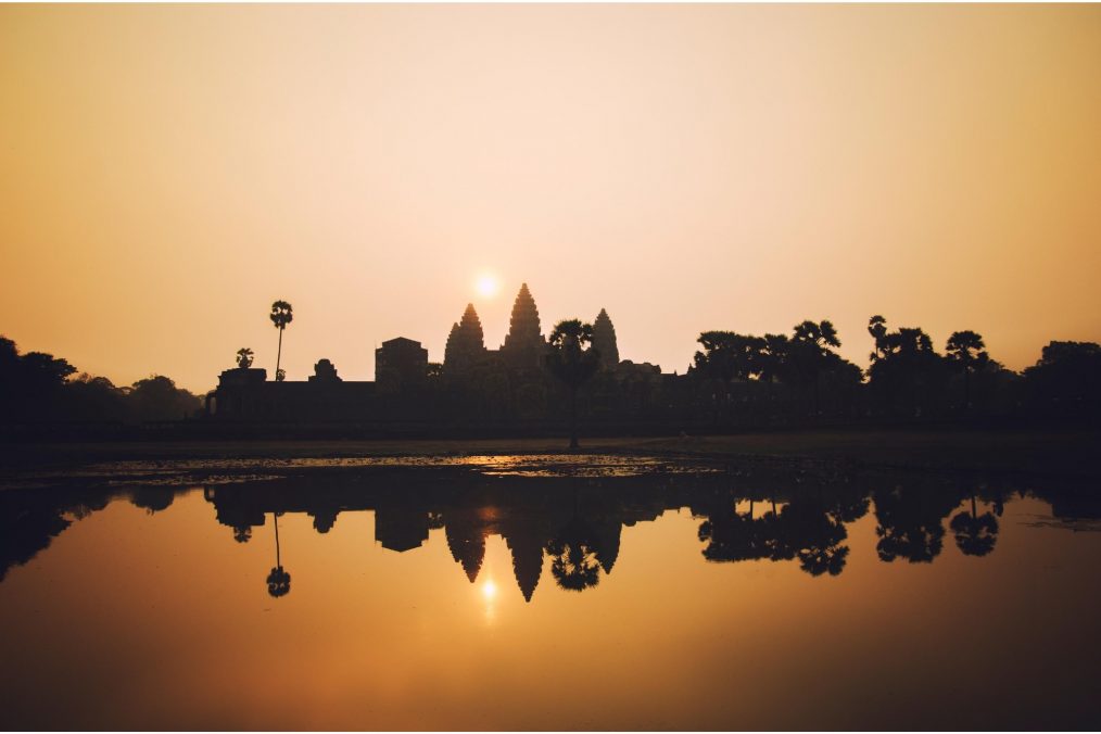 Angkor Wat Zonsondergang
