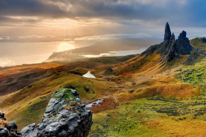 Het eiland Skye in Schotland