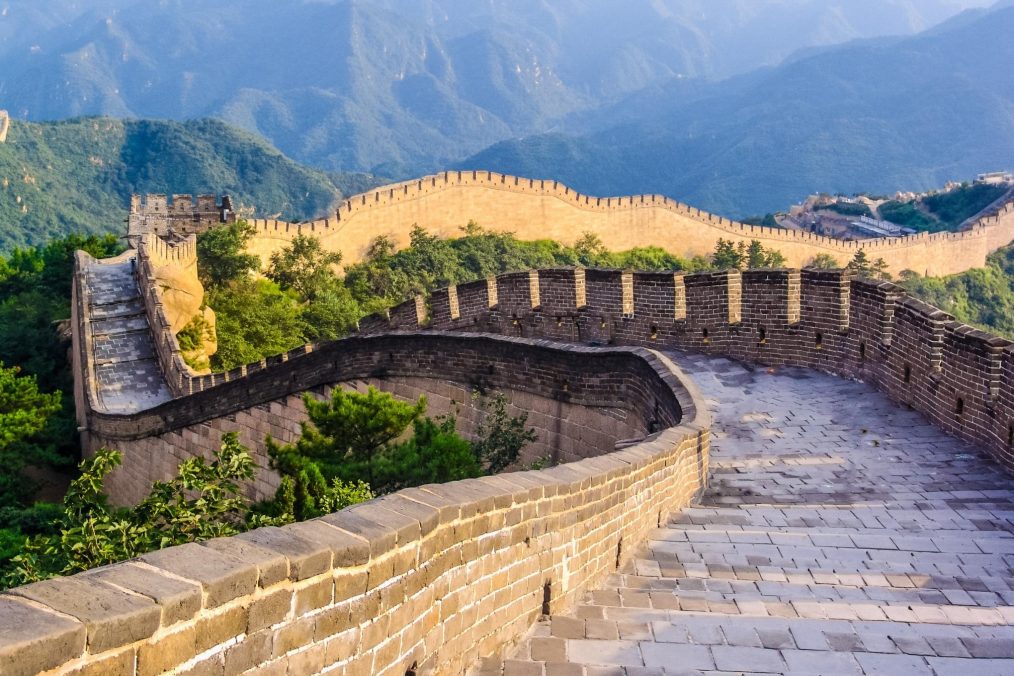 Historische Plaats - Chinese Muur bij Peking, China
