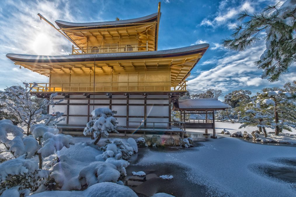 Winter in Kyoto Japan