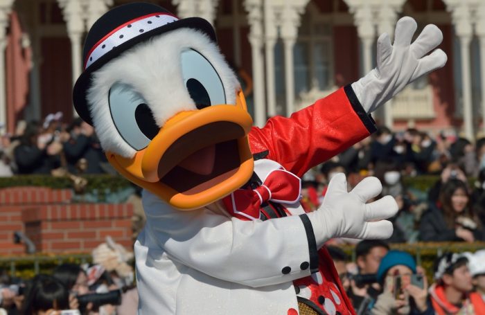 Donald Duck in Disneyland Tokyo