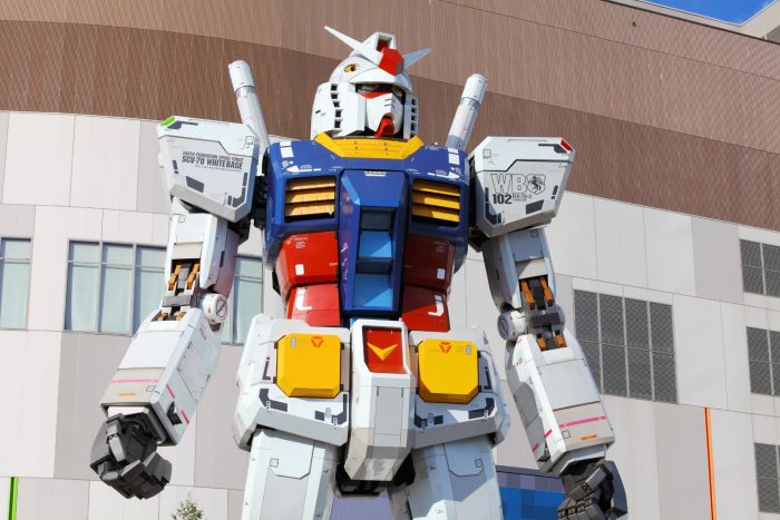 Gundam Robot in Tokyo