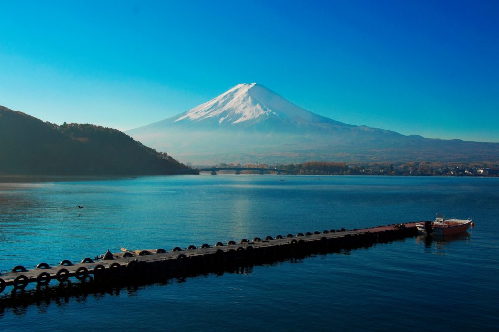 Lake Kawaguchiko en Mount Fuji