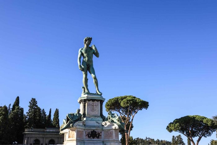 David standbeeld in Florence