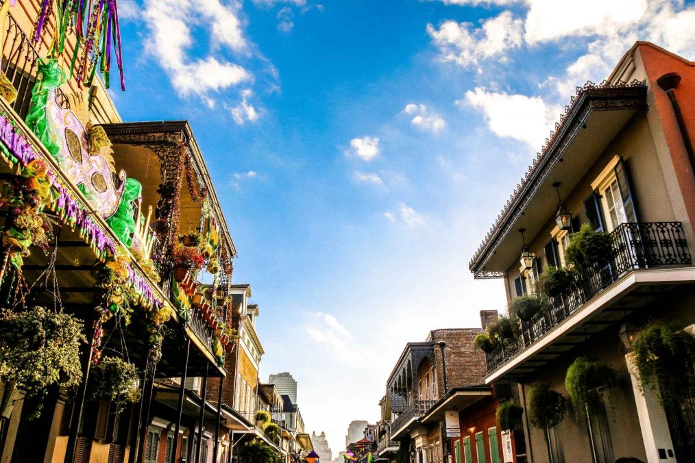 Gezellig straatjes in New Orleans