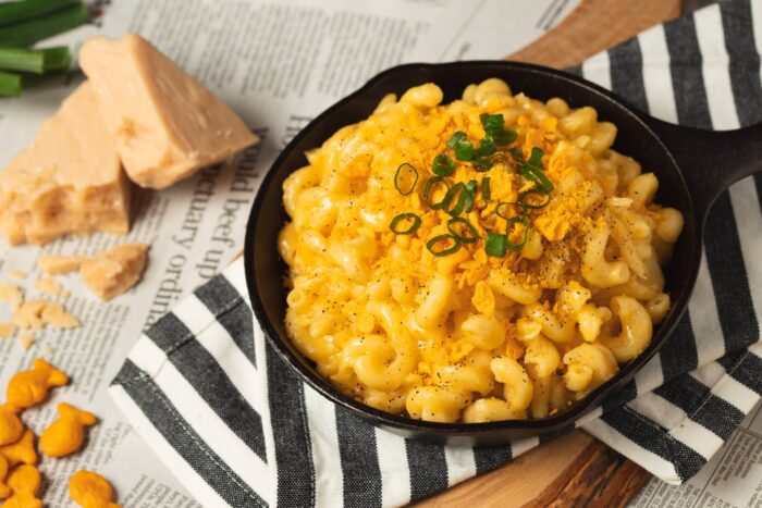 Amerikaanse macaroni met kaas