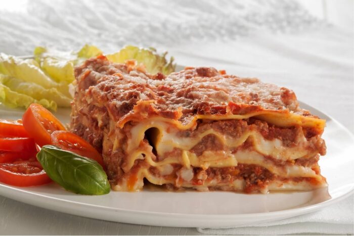 Italiaanse gerechten - Traditionele Italiaanse lasagne