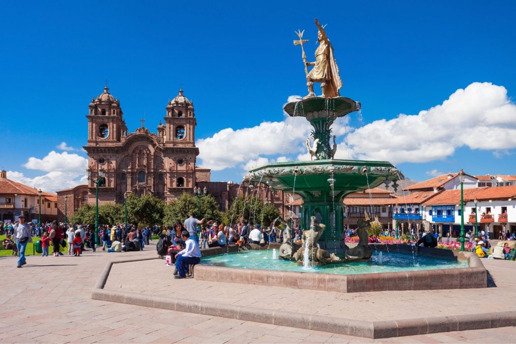 Plaza de armas in Cusco