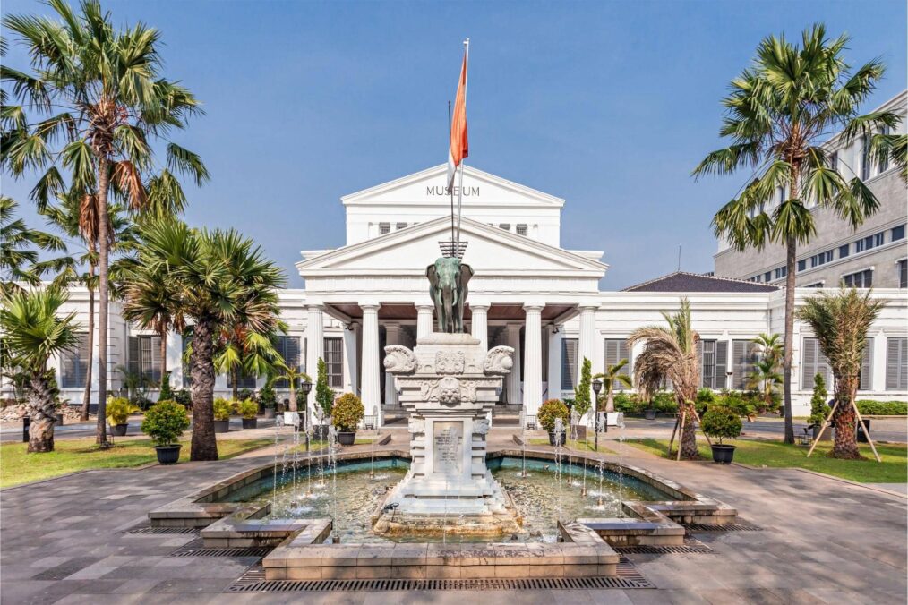 Fontein voor het Nationaal Museum in Jakarta