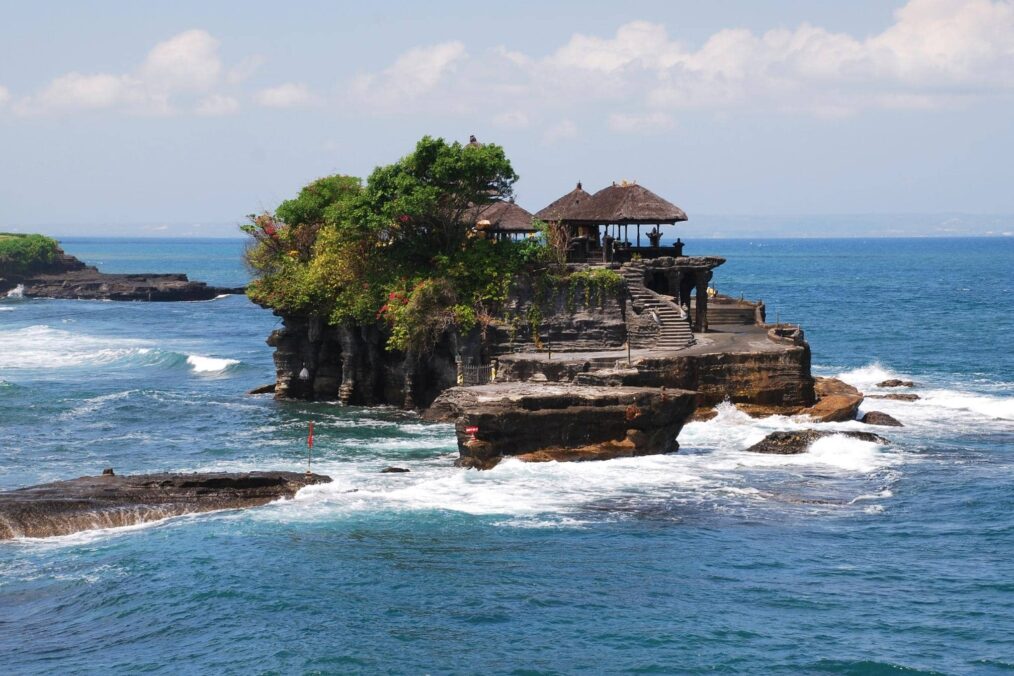 Tanah Lot tempel in de zee op Bali