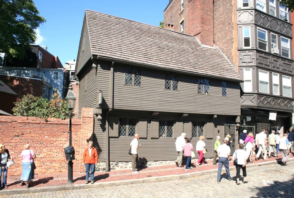 Paul Revere House bij de Boston Freedom Trail