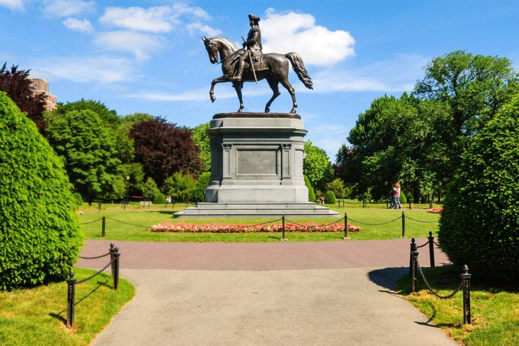 Standbeeld in Boston Common
