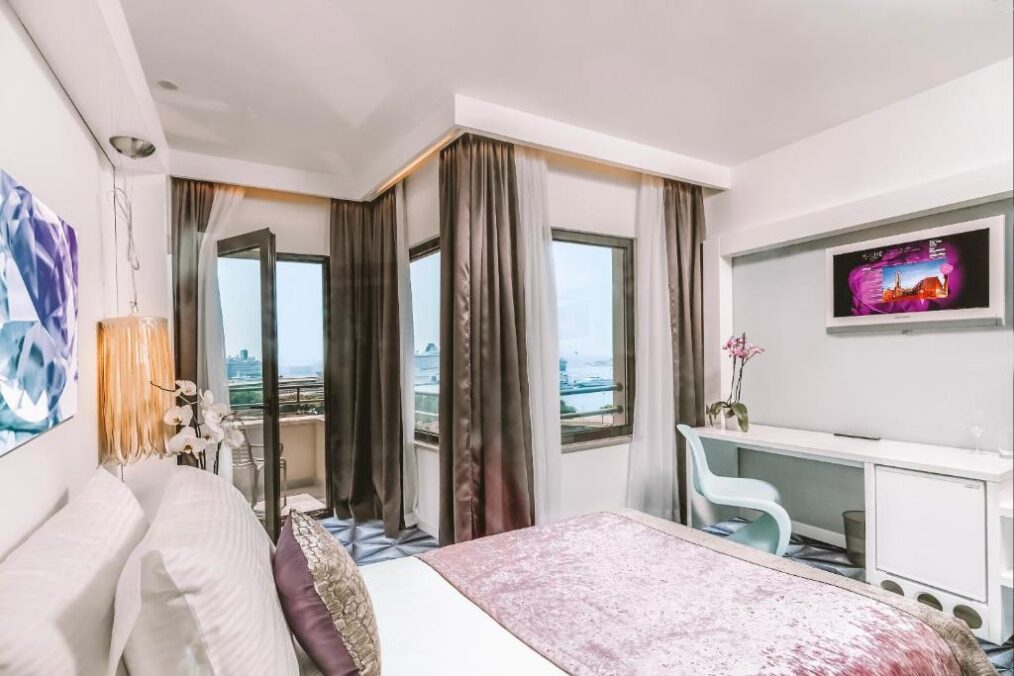 Kamer met uitzicht op zee van het Hotel Luxe in Split