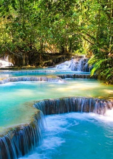 Kuang Si Watervallen in Laos